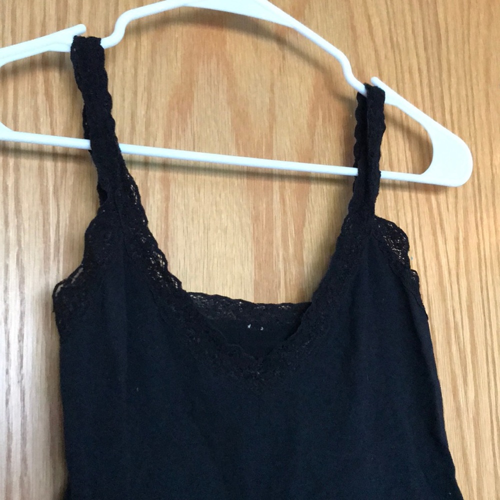 Black Tank top with lace detailing